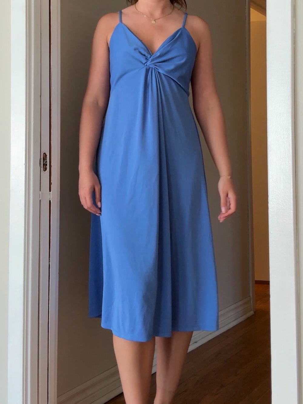 H&M Blue Dress Cottagecore Whimsy Women’s M